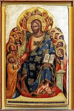 La Remise des clés à saint Pierre, 1370, Musée Correr Venise