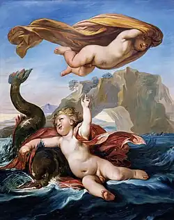 Deux putti avec un dauphin (1830) Pinacothèque Egidio-Martini
