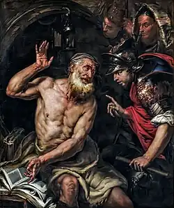 La Rencontre de Diogène et d'Alexandre  Version de la Pinacoteca Querini Stampalia