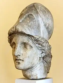 Tête d'Athéna - IVe&nbsp;siècle après J.-C.