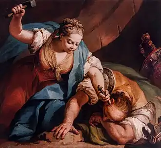 Jaël tue Sisera, Ca' Rezzonico, Venise.