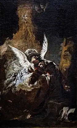 L'Extase de saint François, 1729, Venise, Ca'Rezzonico