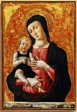 Vierge à l'Enfant, 1465, Bartolomeo Vivarini