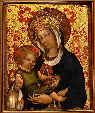 Vierge à l'Enfant tenant le chardonneret Musée Correr Venise