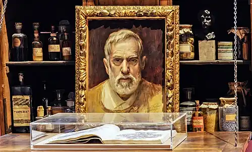 Autoportrait (1945) - mis en scène dans son atelier