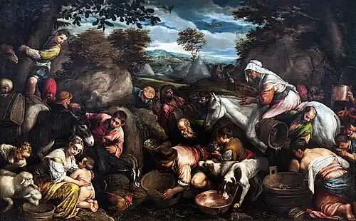 Le Miracle de l'eau; v.1569 Palais royal de Varsovie