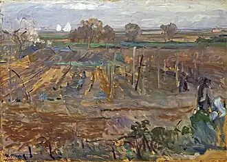 Umberto Moggioli Orti a Burano (1912)