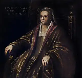 Portrait de la dogaresse Loredana Marcello épouse du doge Alvise Ier