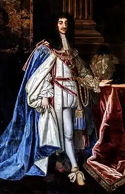 Portrait du roi Charles II Stuart - Attribué à Peter Lely vers 1651