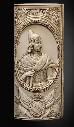 Portrait de Francesco Morosini sur ivoire  Musée Correr