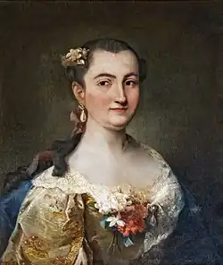 Ritratto di Caterina Contarini Querini, 1758 Pinacoteca Querini StampaliaVenise