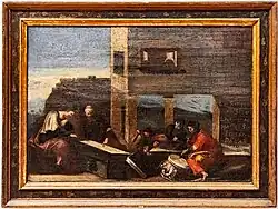 Enseigne de l'art des tailleurs de pierre, 1730