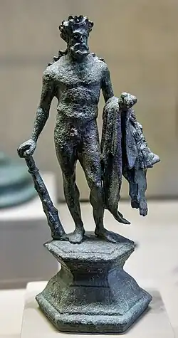 Hercule aux pommes des Hespérides  Bronze - Musée Correr