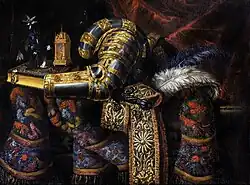 Nature morte avec armure Francesco Noletti