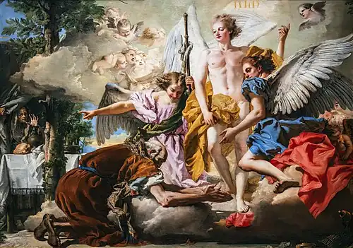 Abraham et les trois angesGiandomenico Tiepolo 1773