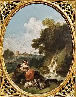 Deux bergers près d'une cascade, Pinacothèque Egidio-Martini