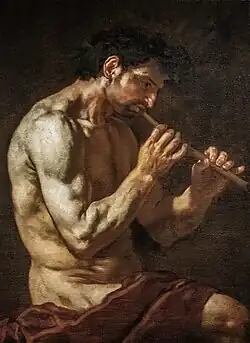 Jeune homme avec un fifre Pinacothèque Egidio-Martini, Venise