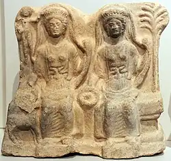 Offrande votive : Apulu et Artumes de Cerveteri (Italie), IVe&nbsp;siècle&nbsp;av. J.-C.