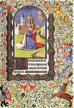 David, Heures de Namur, fo&nbsp;77.