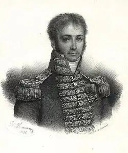 Le capitaine de vaisseau Bernard Dubourdieu, qui périra à bord de la Favorite.