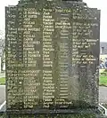 Monument aux morts de Cléguer : liste des morts pour la France, partie 3.