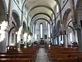 Intérieur de l'église paroissiale Sainte-Brigitte.
