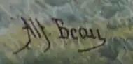 signature d'Alfred Beau