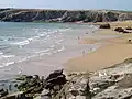 Quiberon : la "Côte Sauvage".