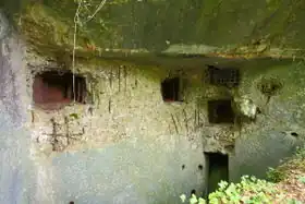 La façade de tirs, de nos jours.