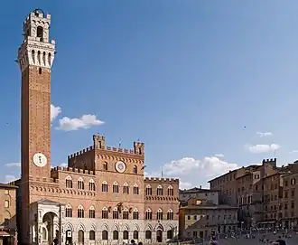Palazzo Pubblico (hôtel de ville) de Sienne