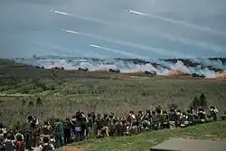 L'exercice Han Kuang est un exercice militaire annuel effectué par les Forces armées de la république de Chine en préparation d'une éventuelle attaque de la république populaire de Chine.