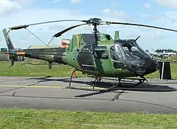 Un AS550 C2 Fennec de l'Armée de l'air royale danoise.