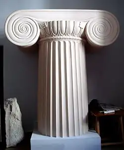 Reconstruction de colonne de l'Artémision