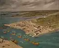 Port de Lorient en 1690 par Henri-Yves Jacquin.