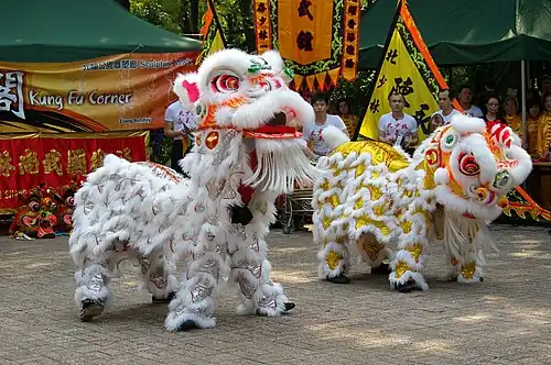 Danse du lion.