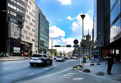 Rävala puiestee en 2023.