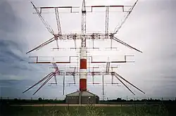 Antenne Alliss baptisée « Gange ». C'est la seule antenne de cette série qui est multibandes et qui est capable de radiodiffuser sur la bande 3&nbsp;900 à 3&nbsp;990&nbsp;kHz
