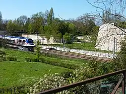 Depuis la porte Dauphine.