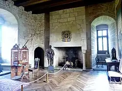 Vue intérieure, salle noble.