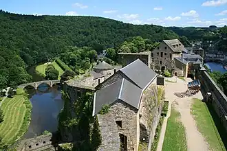 Le château de Bouillon et la Semois.