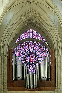 Rose occidentale de la cathédrale Saint-Gervais-Saint-Protais de Soissons
