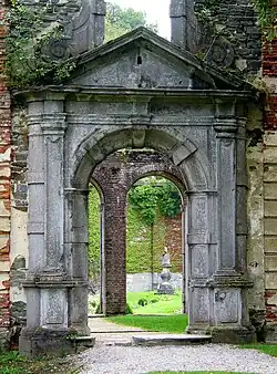 Perspective entre des arches.