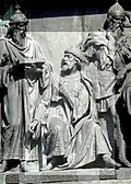 Vladimir II sur le monument du millénaire à Novgorod.