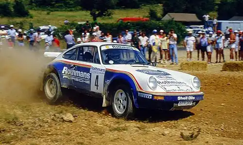 Henri Toivonen sur  Porsche 911 SC-RS au Rallye des 1000 Pistes 1984