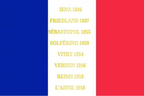 drapeau du 100e régiment d'infanterie de ligne