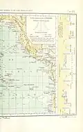 carte italienne (1898) faisant apparaître l'île de Pâques et les îles Sala y Gomez.