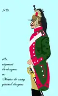 10e&nbsp;régiment de dragons après 1791