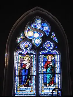 Baie 2, Vierge à l'Enfant, XIXe&nbsp;siècle.