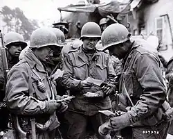 Photo fournie par la 70e division d'infanterie U.S (Traiblazer).