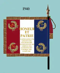 Drapeau en 1940 (revers)